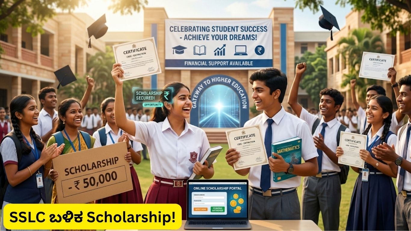 SSLC ನಂತರ scholarship 2026