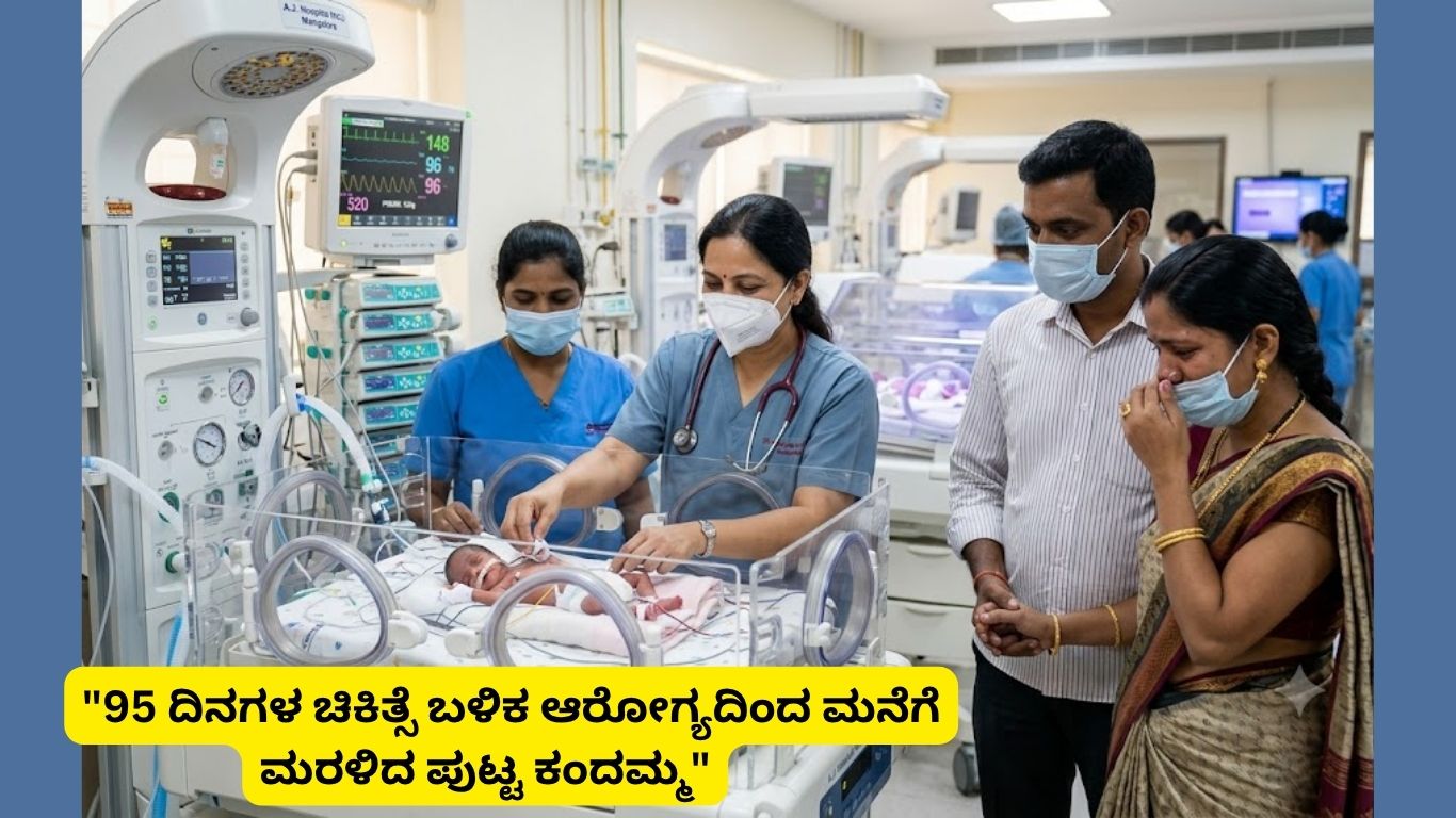 520 ಗ್ರಾಂ ತೂಕದ ಹೆಣ್ಣು ಮಗು