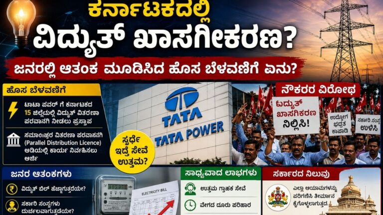 ಕರ್ನಾಟಕದಲ್ಲಿ ವಿದ್ಯುತ್ ಖಾಸಗೀಕರಣ?