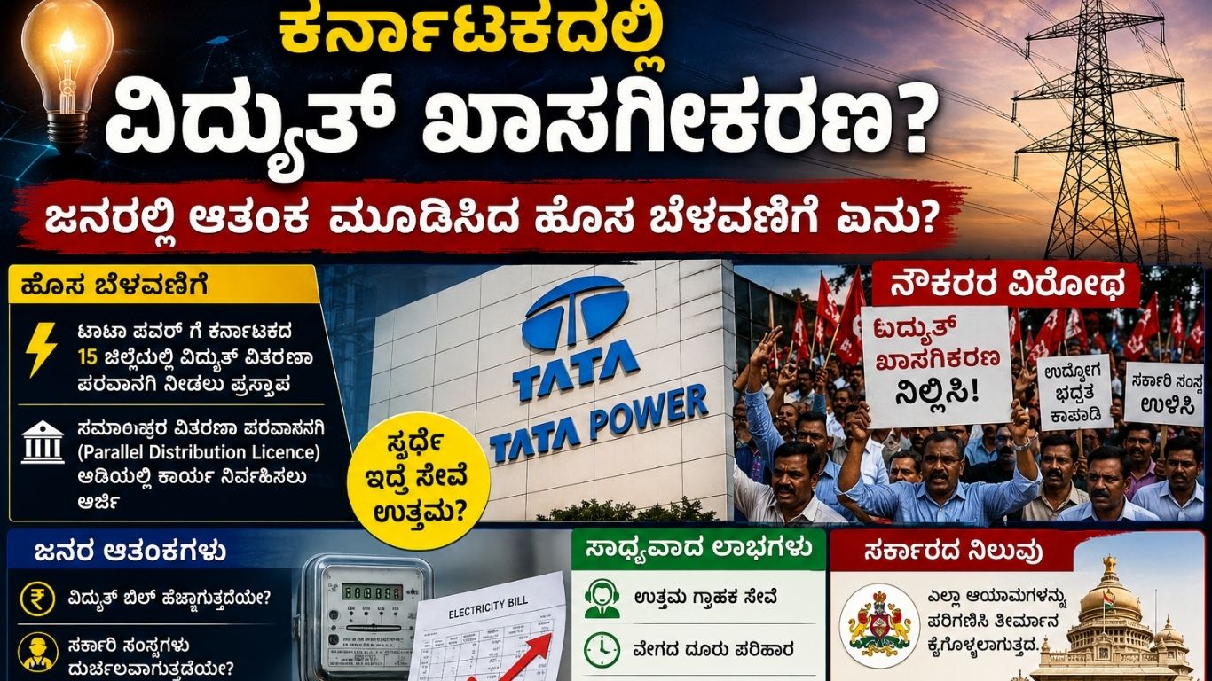 ಕರ್ನಾಟಕದಲ್ಲಿ ವಿದ್ಯುತ್ ಖಾಸಗೀಕರಣ?