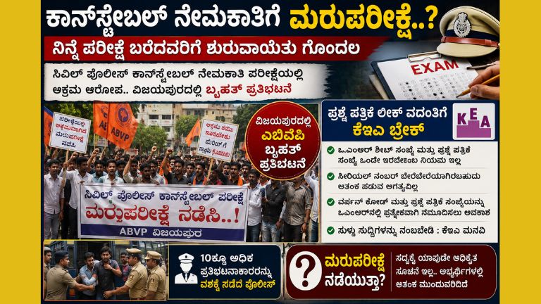 Civil police constable exam retest