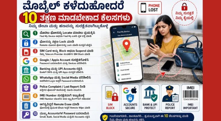 If your mobile is lost