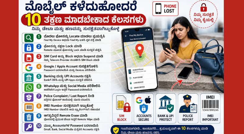 If your mobile is lost