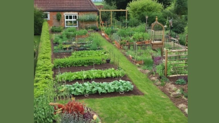 Home terrace garden