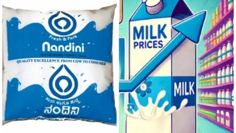 karnataka nandini milk price
